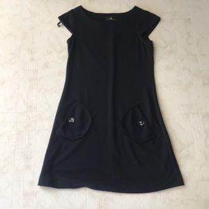 IZ Byer Fitted black dress NWOT